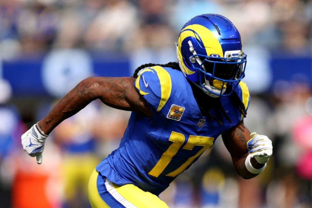 Los Angeles Rams receiver Davante Adams faces up to 10 weeks on the sidelines with a ruptured hamstring