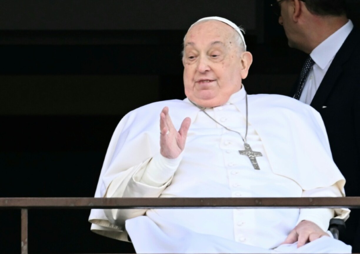The pope, still recovering from double pneumonia, has called for a 'time of healing'