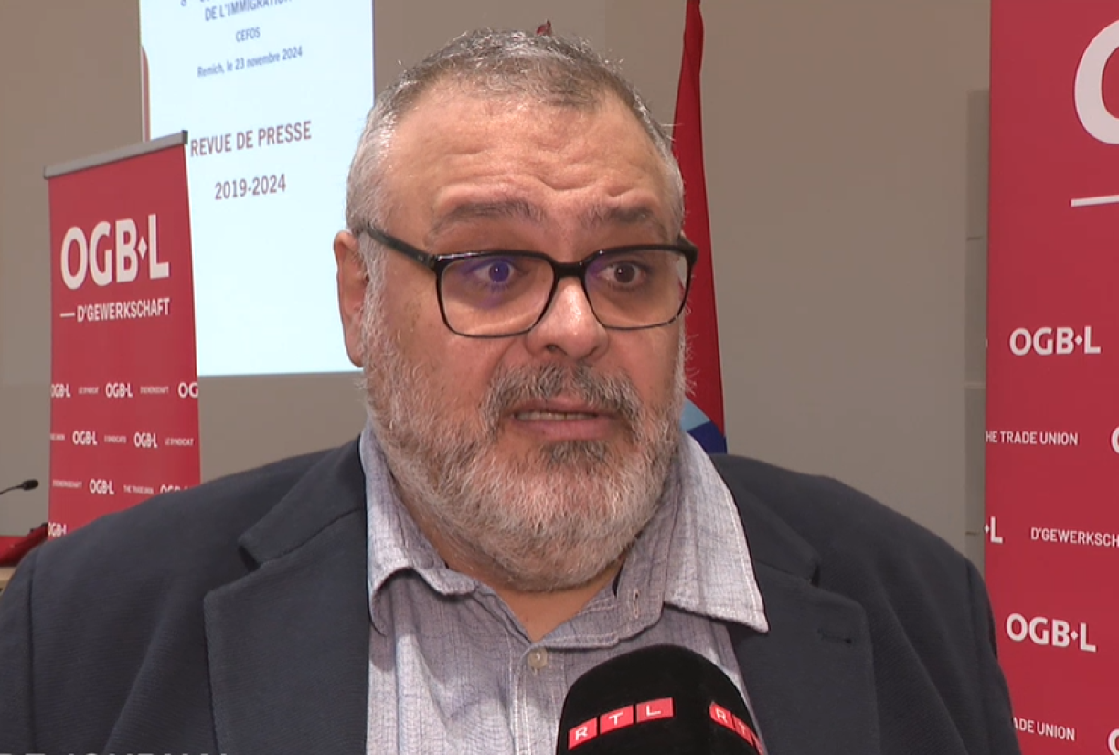 José Luis Correia, secrétaire central du département des immigrés à OGBL.