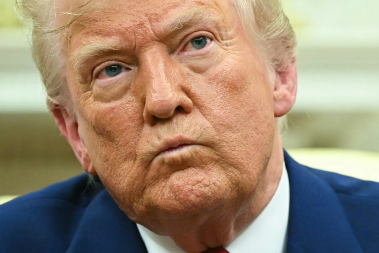 US President Donald Trump hit out at predecessor Joe Biden, saying the Democrat