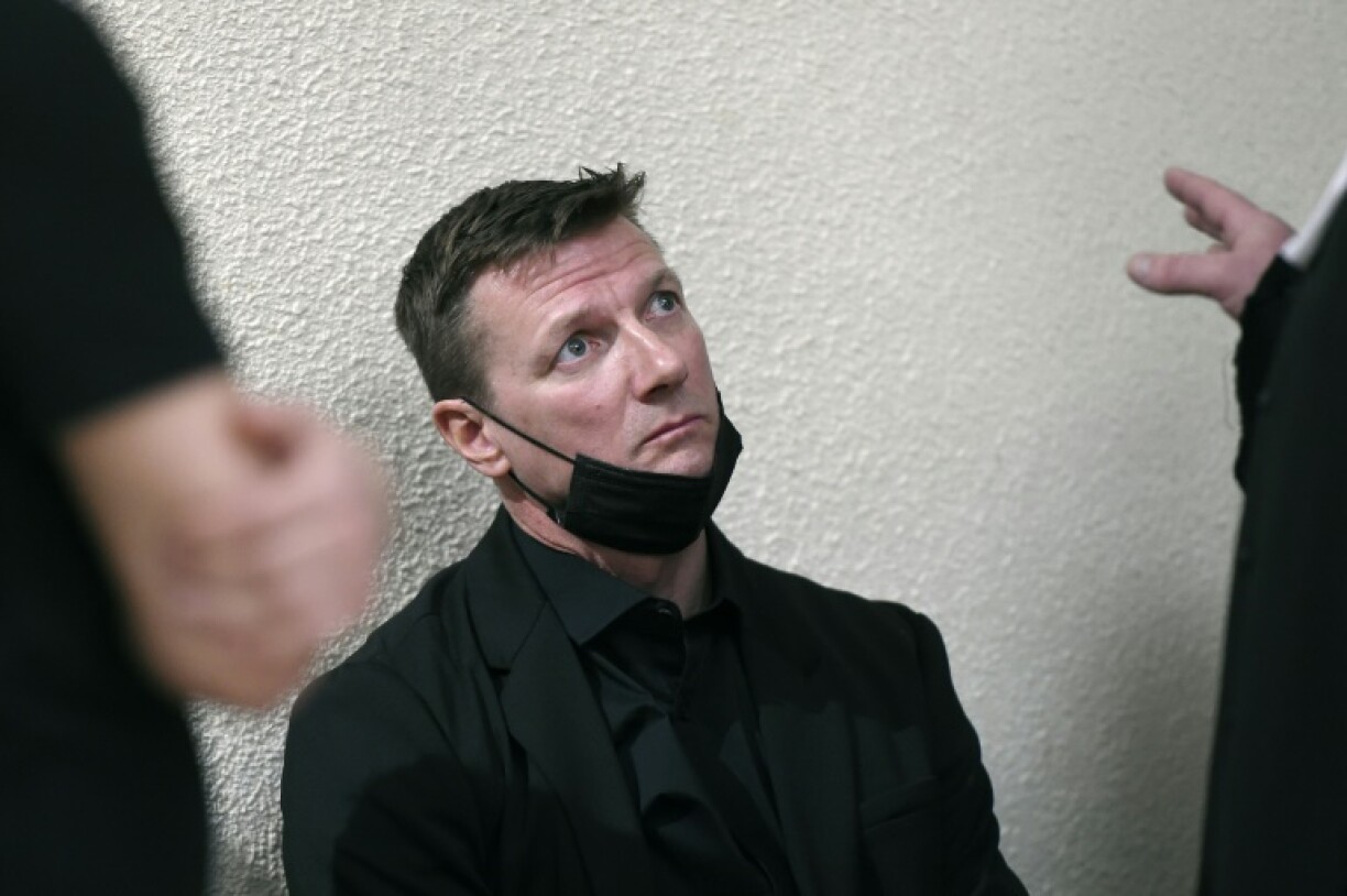 L'ancien footballeur international français Tony Vairelles au palais de justice de Nancy, le 21 mars 2022.