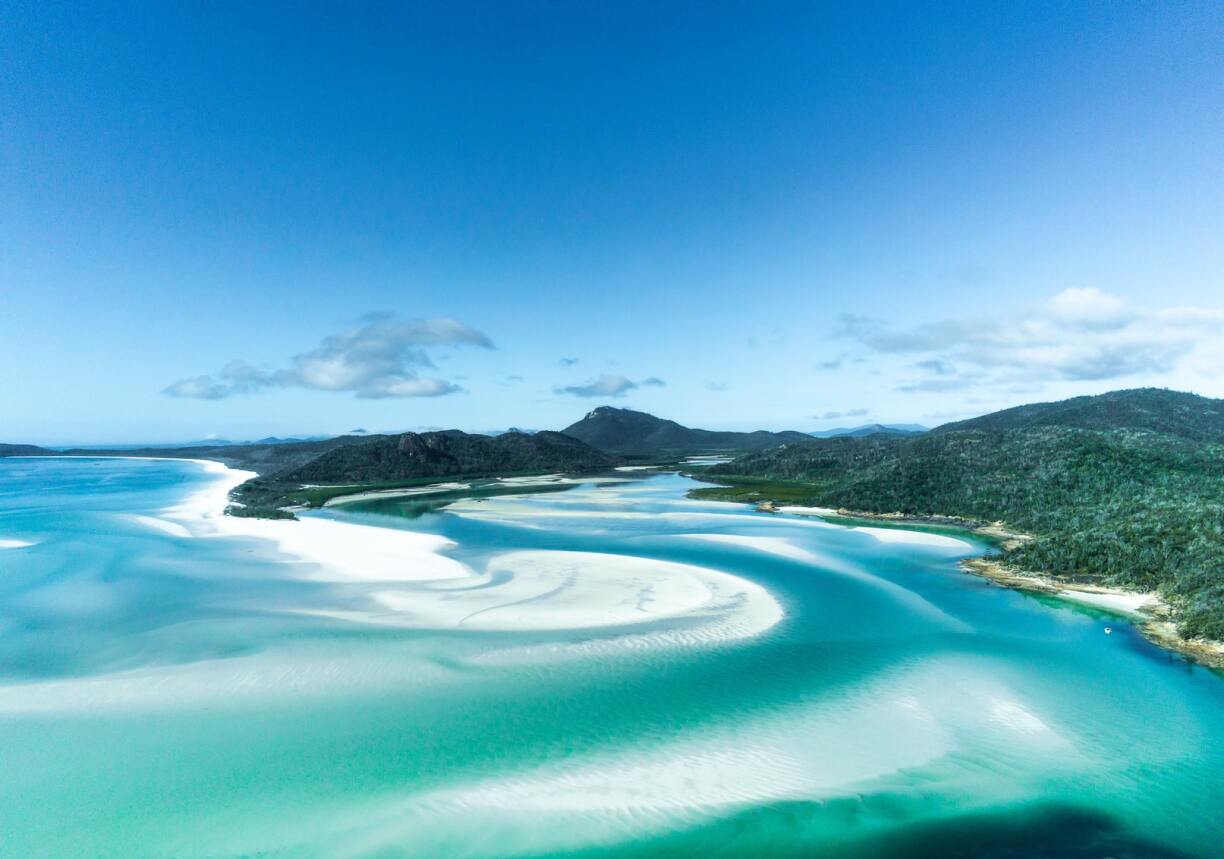 Une photo des îles Whitsunday au Queensland