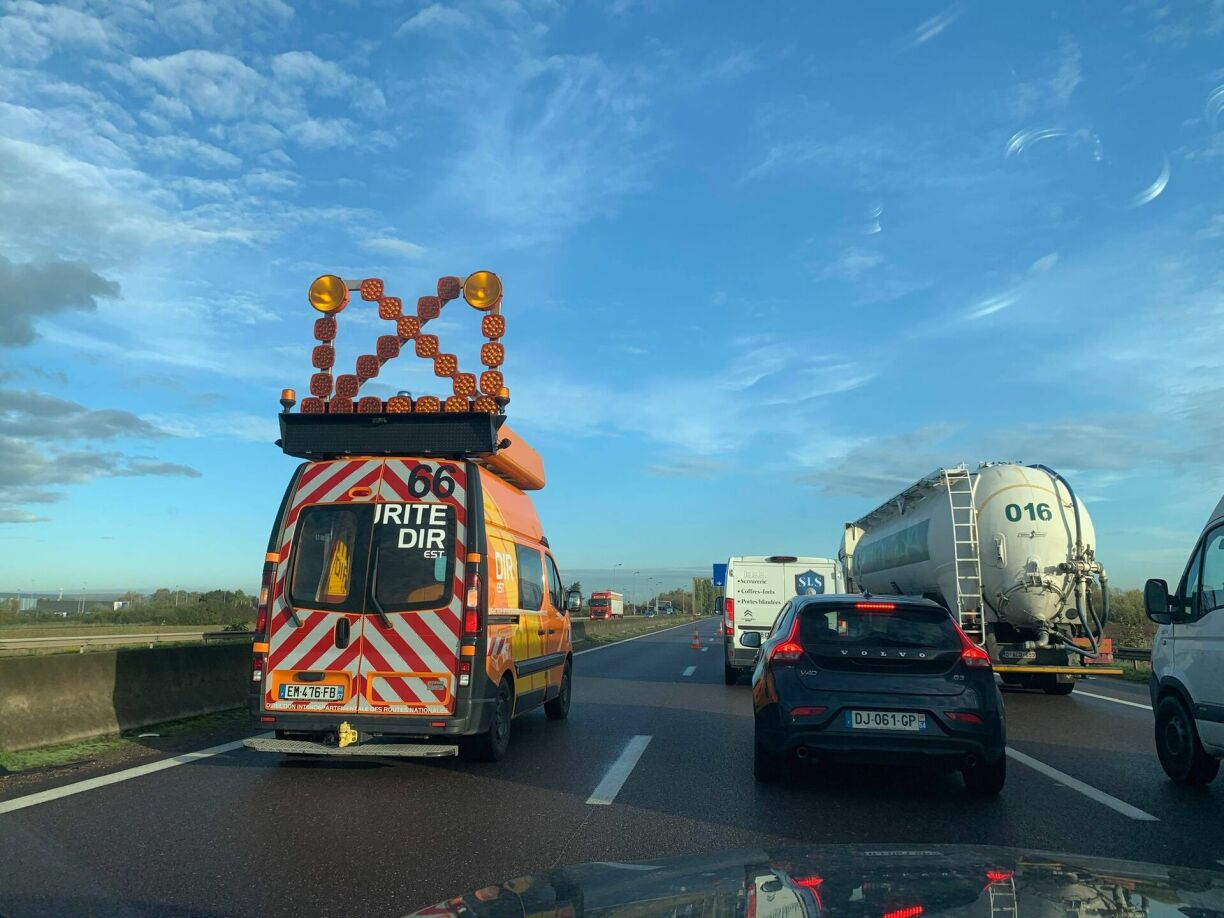 Une photo prise sur les lieux de l'accident