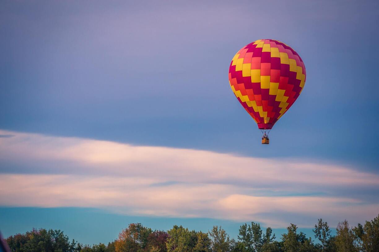 Take to the sky in Hans-sur-Lesse.