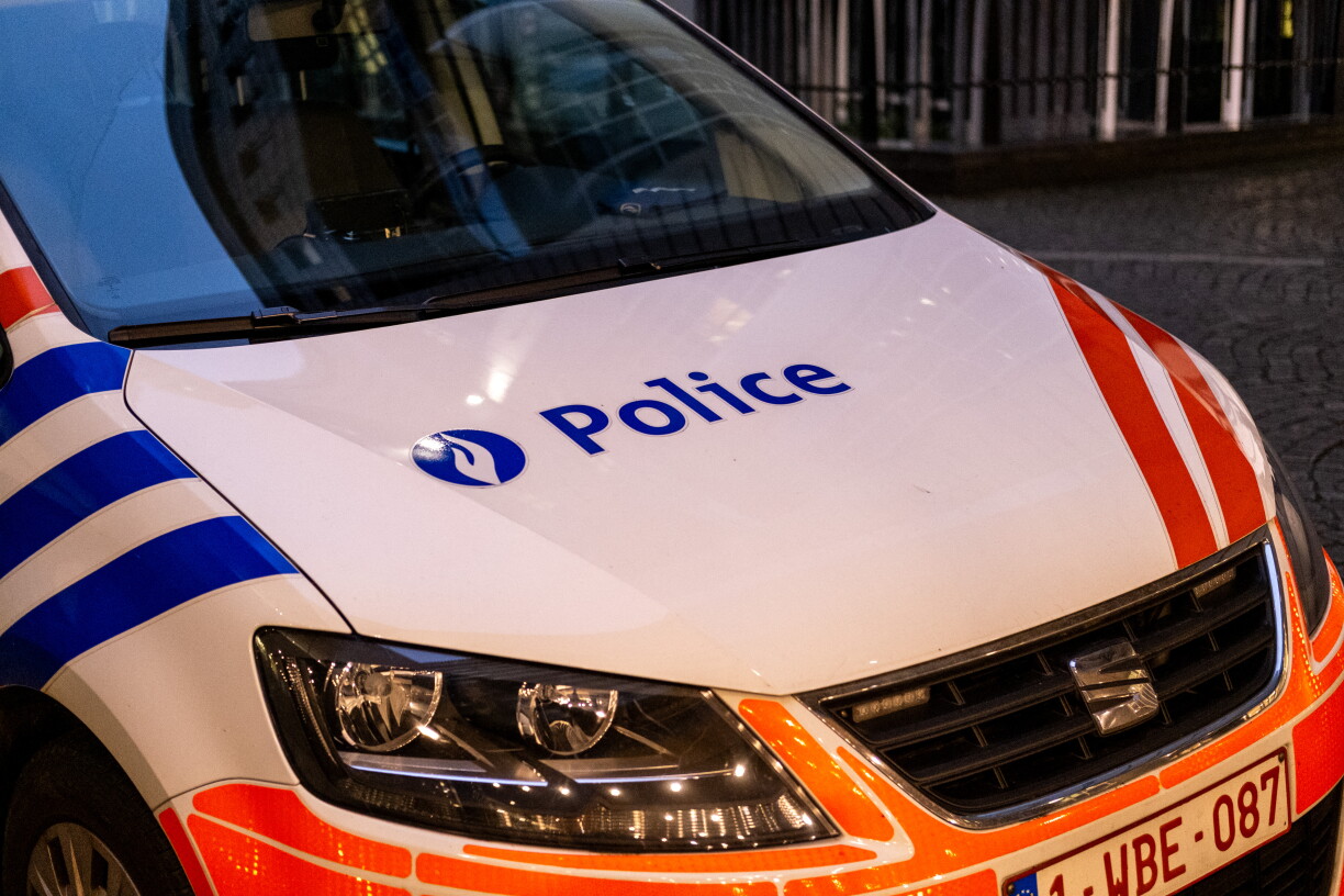 Policeauto an der Belsch (Symbolfoto)