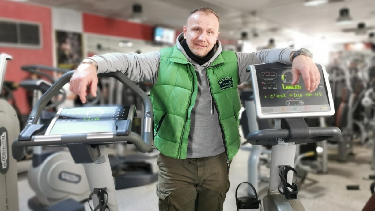 Nedzad Drpljanin, responsable d'Athletic Center, dans le quartier gare de Luxembourg-ville.