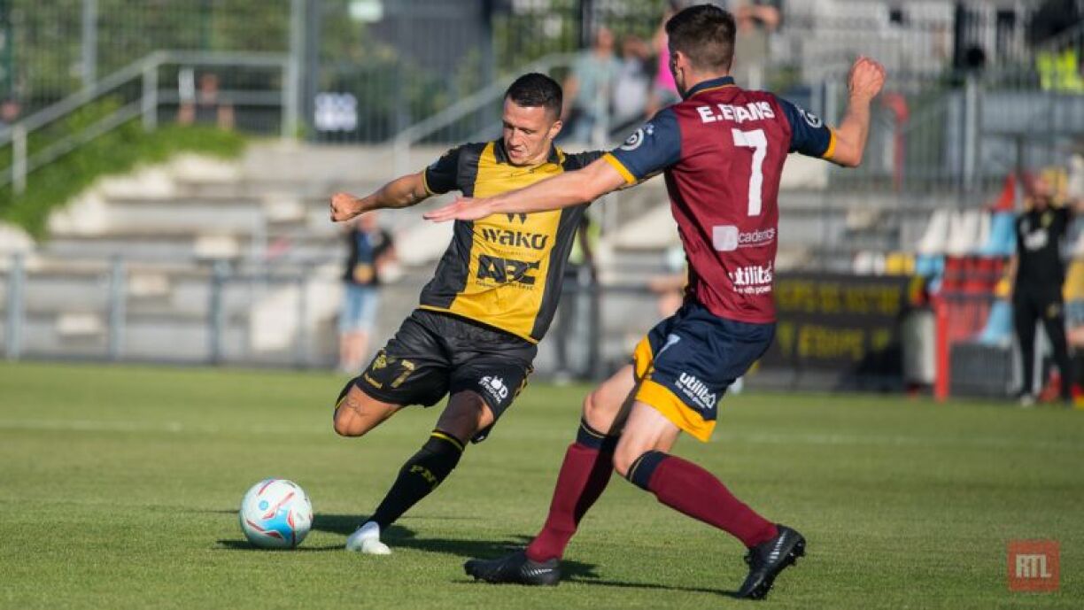 Une photo du match aller