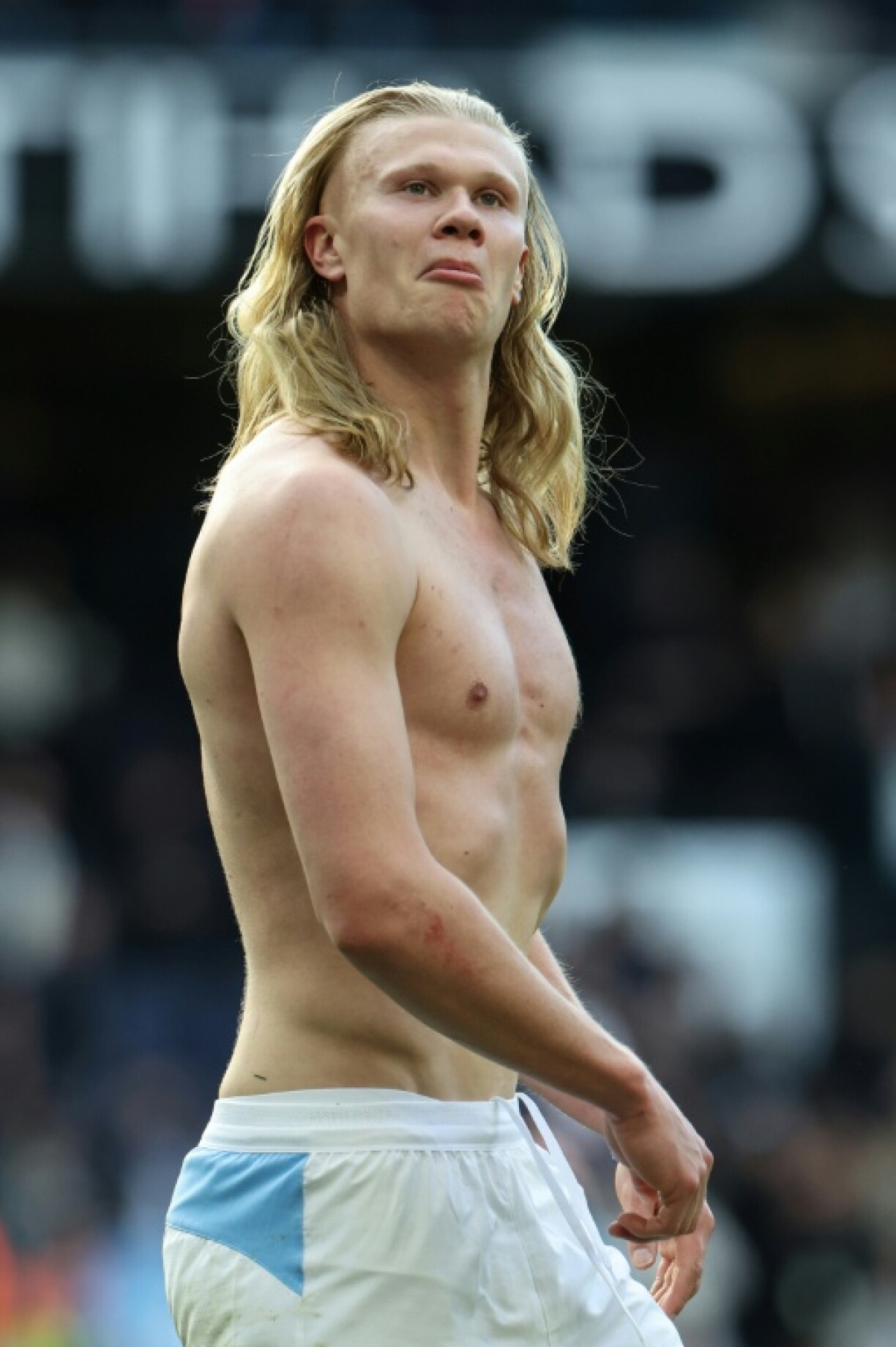 Erling Haaland buteur lors du succès de Manchester City contre Arsenal 2-1, le 19 avril 2026 à l'Etihad Stadium