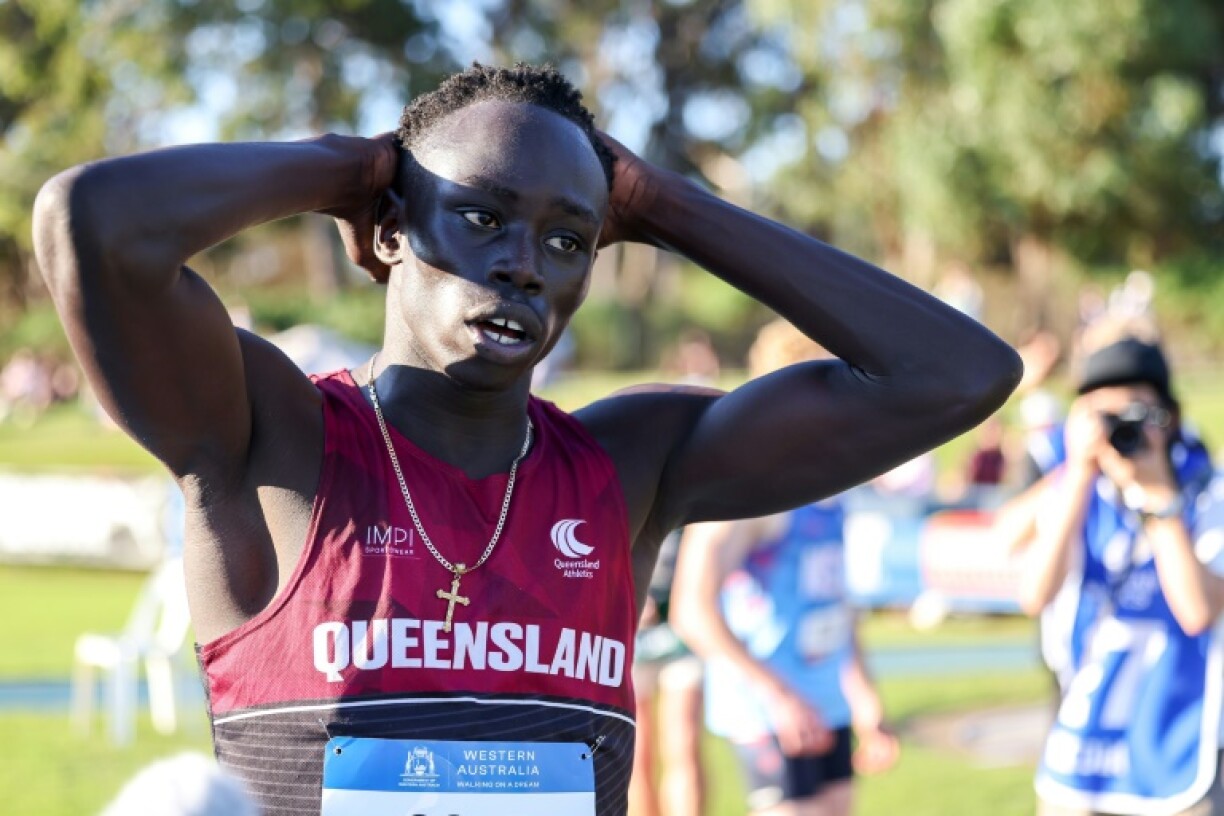 Australian Gout Gout ran a wind-assisted 9.99secs for the 100m at the Australian Athletics Championships