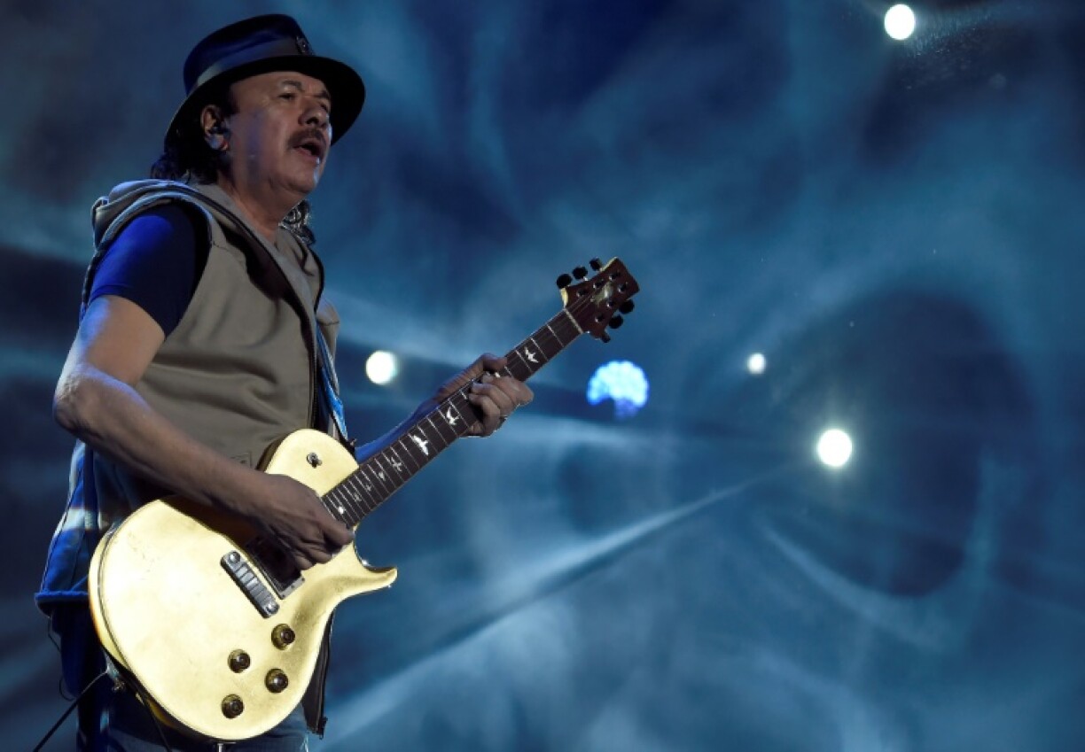 Carlos Santana, performing in Mexico City in March 2019, seamlessly fused Latin rock, jazz and Afro rhythms in his music