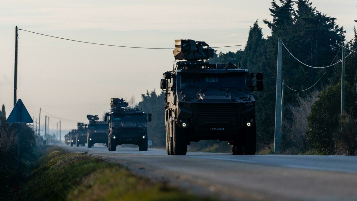 Une scène de l'opération Orion2 dans le sud de la France, au mois de février