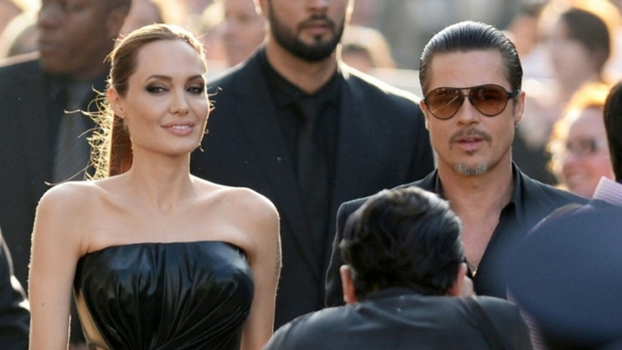 Angelina Jolie et Brad Pitt à Hollywood, en Californie, en mai 2014