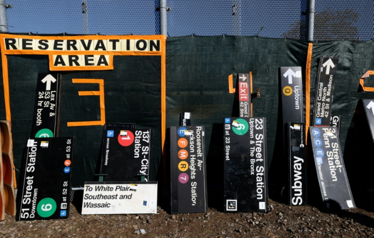 Subway signs can run from $500 to over $1,000 depending on their size