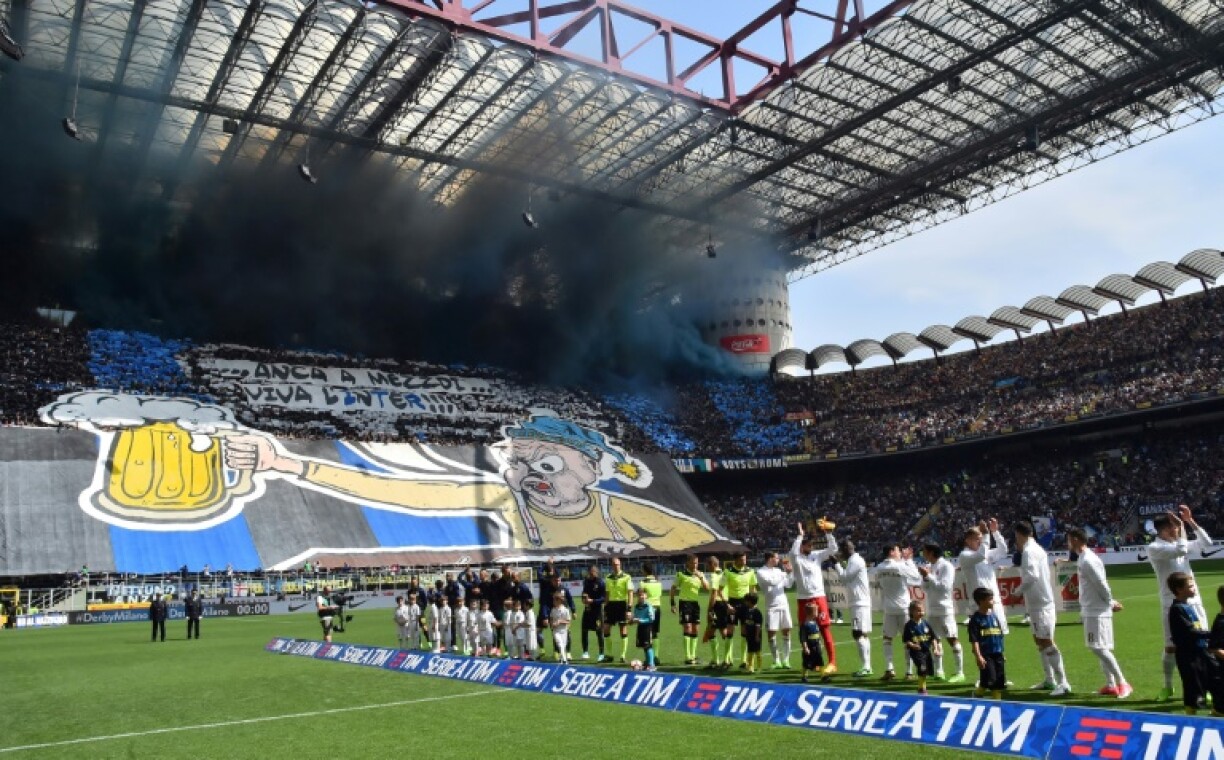 The San Siro is one of the world's most atmospheric football stadiums