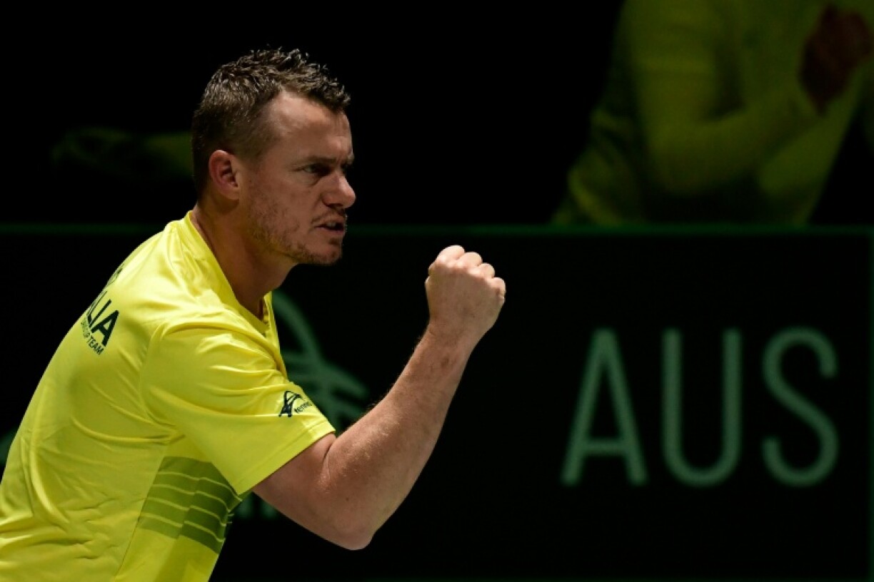Australia's Davis Cup captain Lleyton Hewitt
