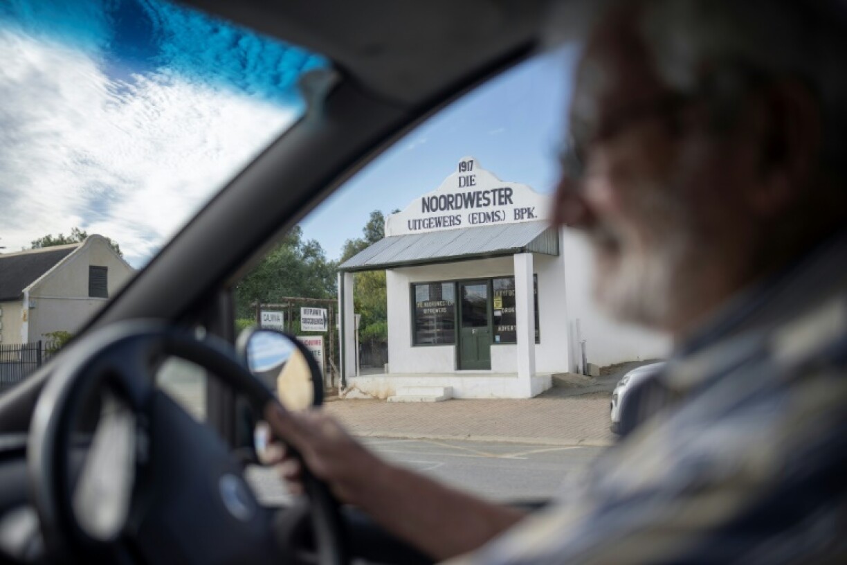 Frans Hugo en tournée de livraison dans le Karoo le 24 novembre 2022