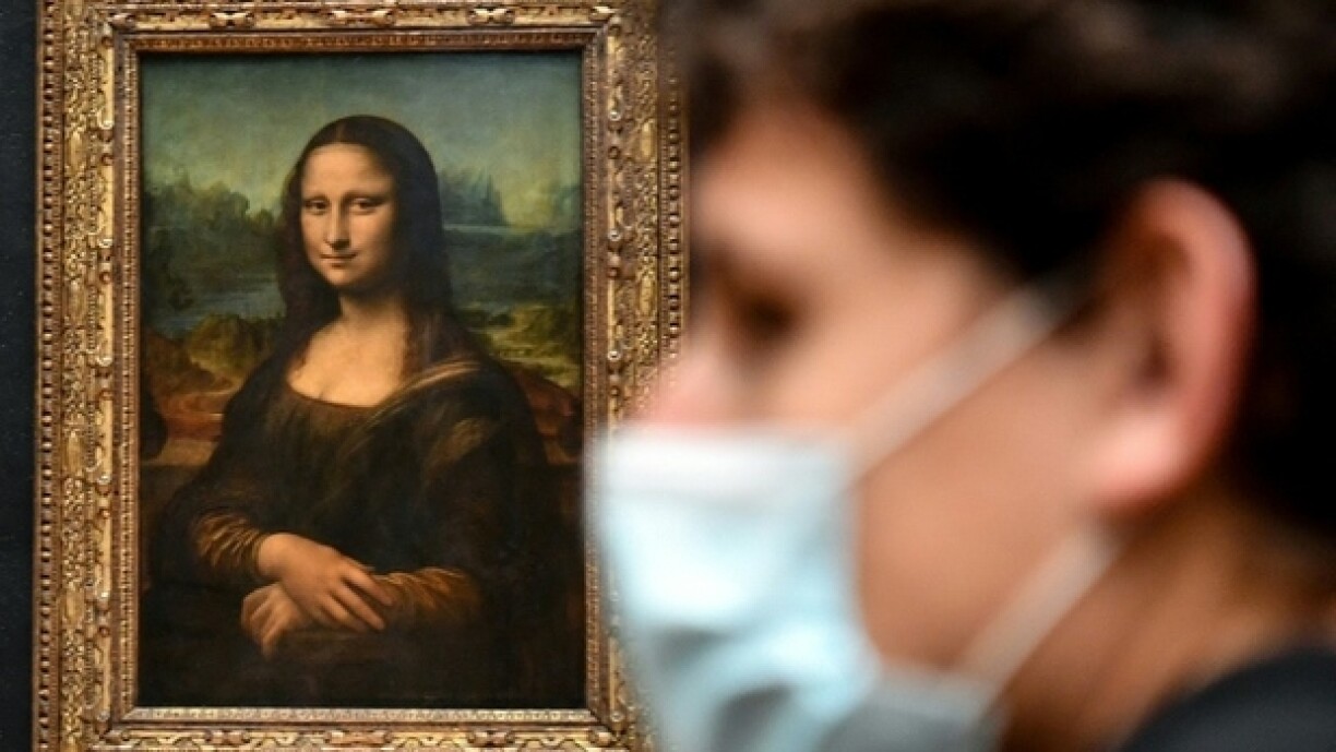 Den Original: d'Mona Lisa am Louvre