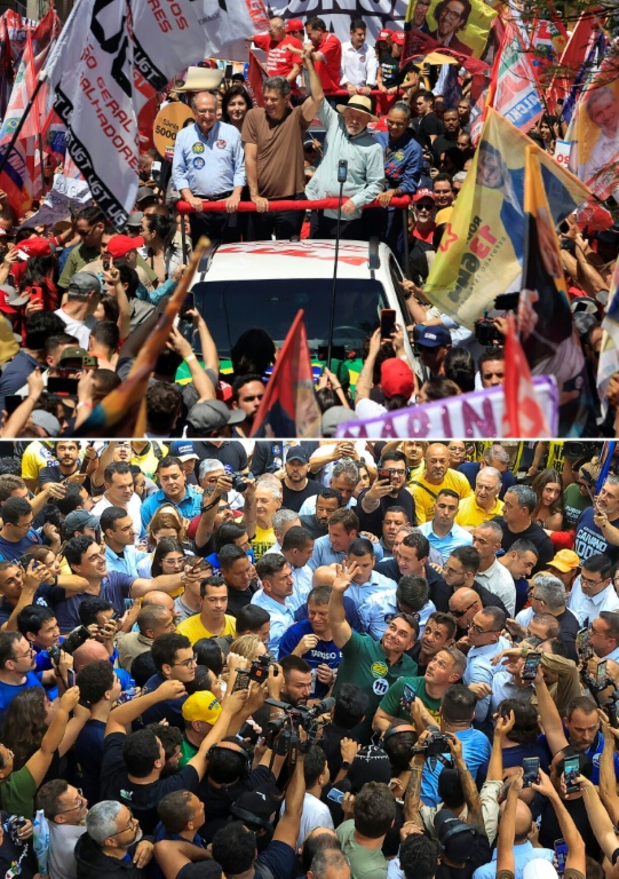Veteran leftist Lula, 80 is in a dead heat with the son of former far-right president Jair Bolsonaro, and opinion polls predict the vote will go to a runoff on October 25