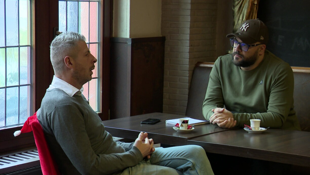 Manager Christophe Schivre (left), shares how the establishment is now constantly faced with financial challenges.