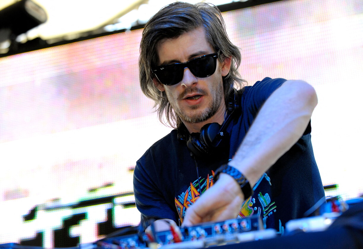 Dj Kavinsky performs during day 1 of the Coachella Valley Music and Arts Festival at the Empire Polo Field on April 26, 2008 in Indio, California.
