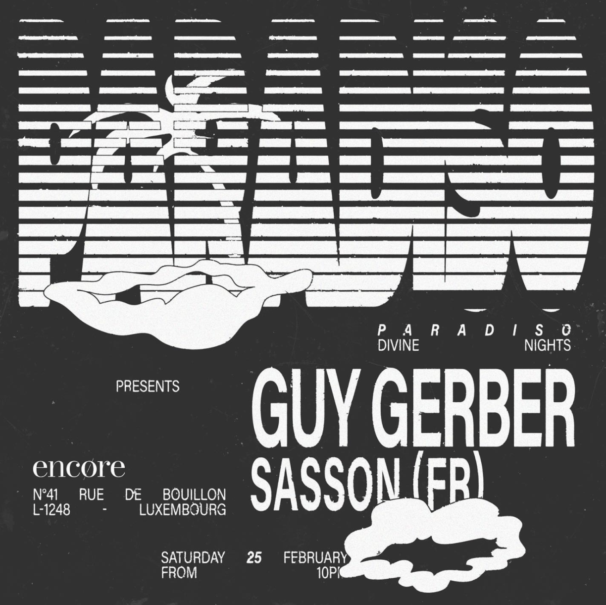 Paradiso's first night is taking place on February 25 with Guy Gerber headlining.