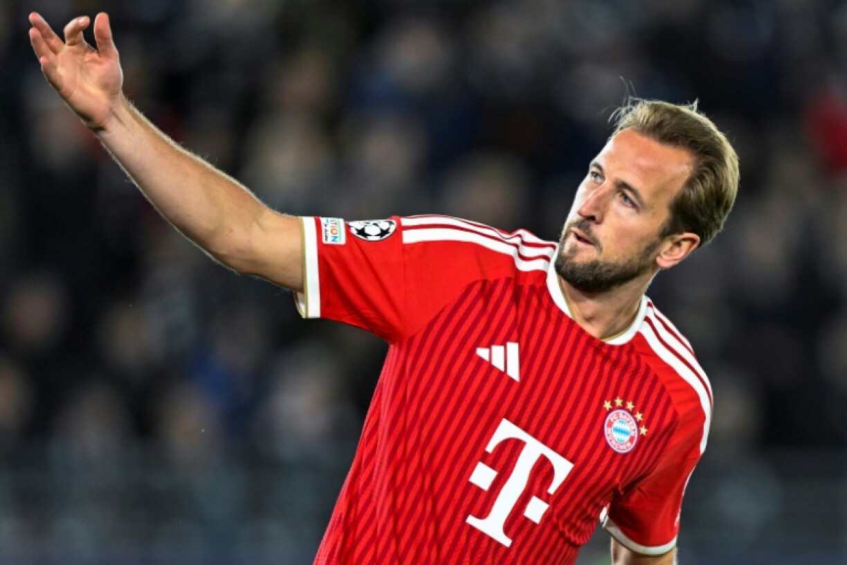 L'attaquant du Bayern Munich Harry Kane lors du match de C1 contre le Viking FK à Stavanger le 13 octobre 2026 en Norvège