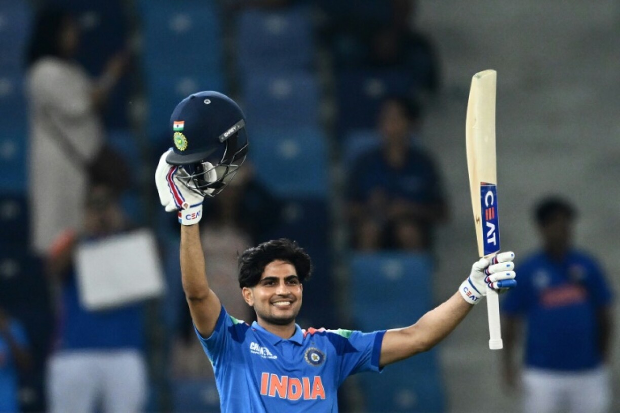 India's Shubman Gill continued his sparkling run of form with the bat