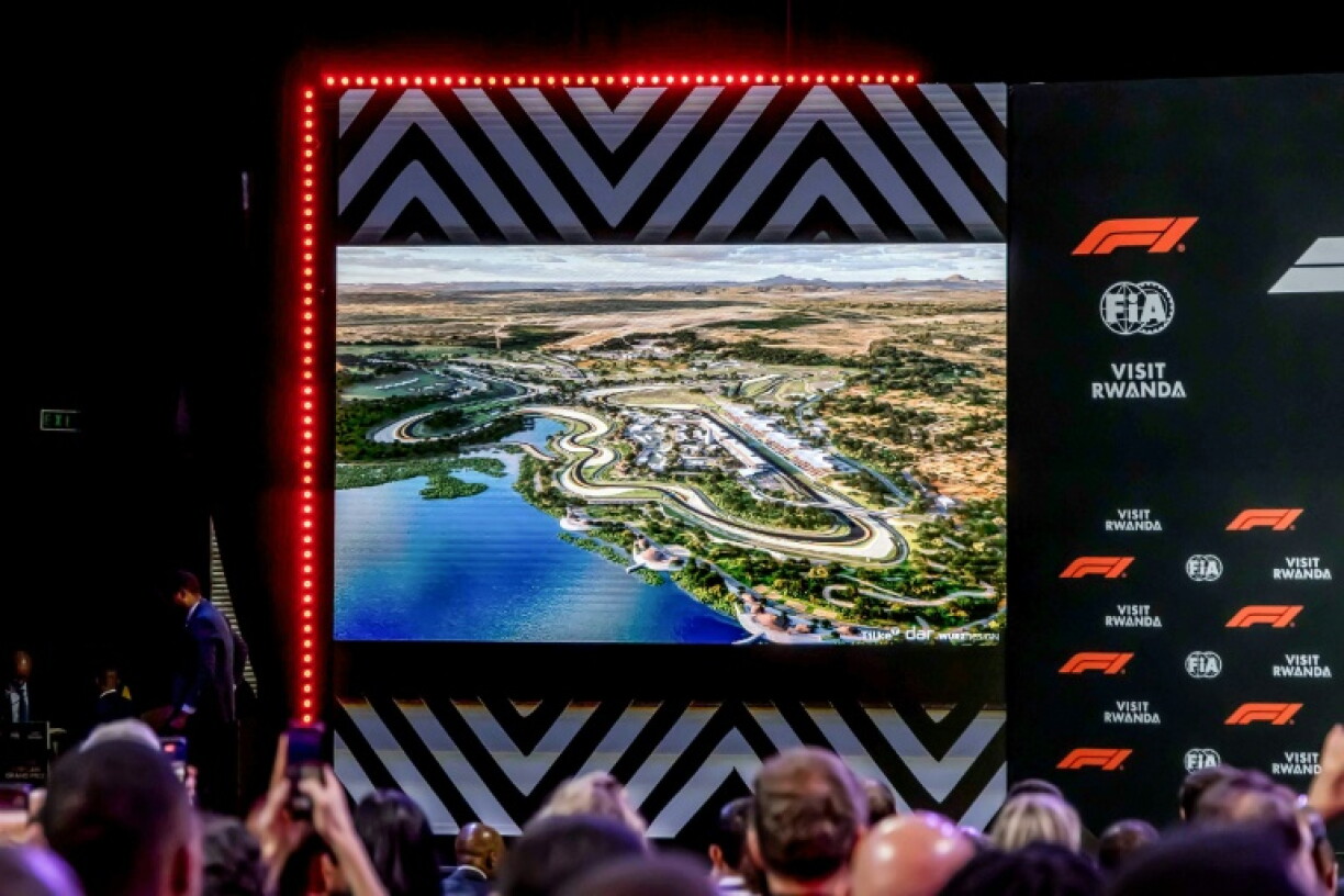 A presentation in Kigali of the proposed F1 circuit in Rwanda