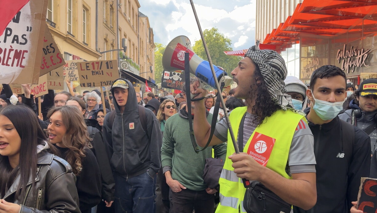 Des images de la manifestation du 17 octobre dernier à Metz.