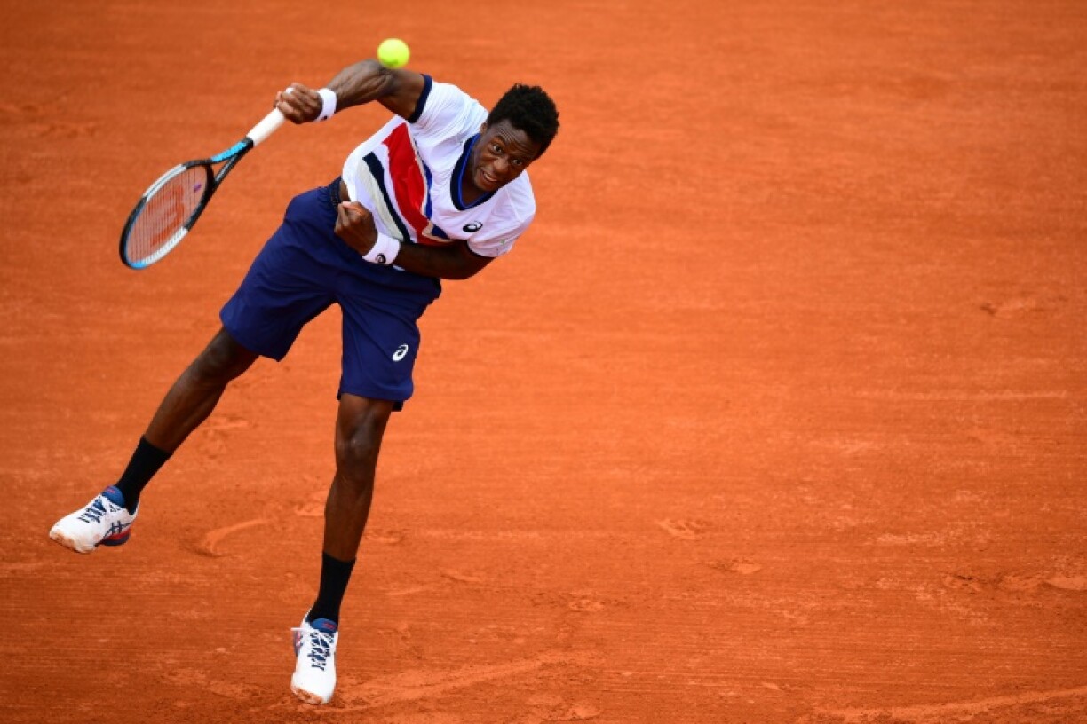 Gaël Monfils face au Suédois Mikael Ymer au 2e tour du tournoi de Roland-Garros, le 3 juin 2021