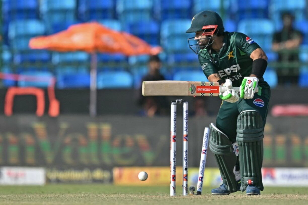 'Lost our way': Pakistan captain Mohammad Rizwan is clean bowled by Will O’Rourke