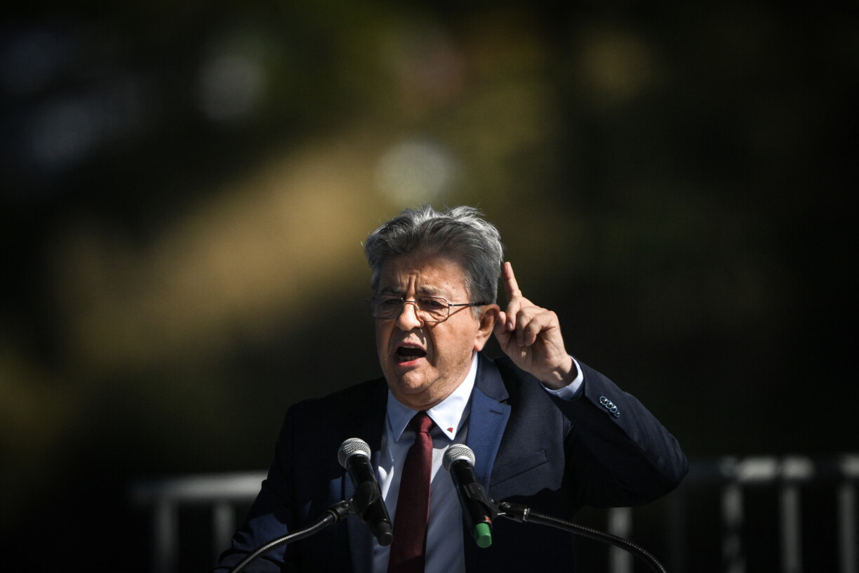 De Jean-Luc Mélenchon am Walkampf