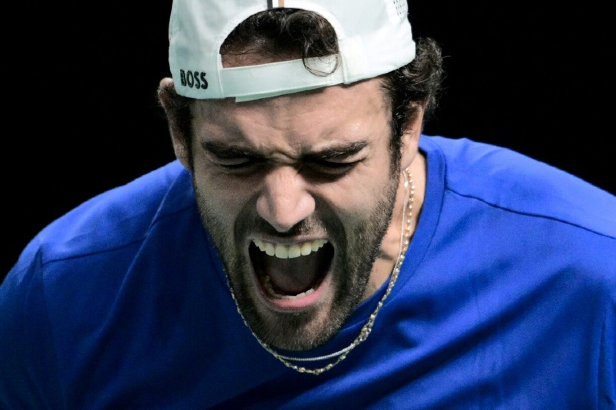 Matteo Berrettini helped Italy into the semi-finals of the Davis Cup on Wednesday