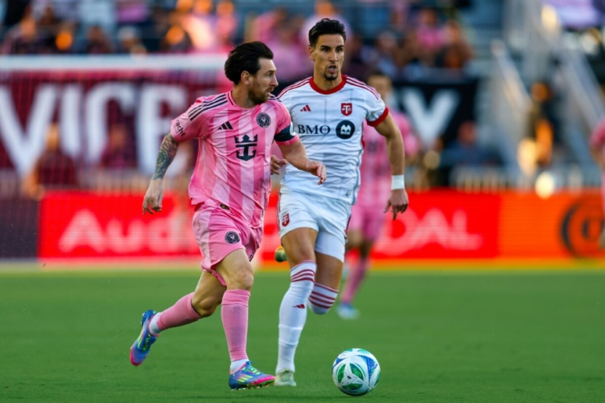 Lionel Messi scored a first half equaliser but Inter Miami were held to a 1-1 draw by struggling Toronto FC