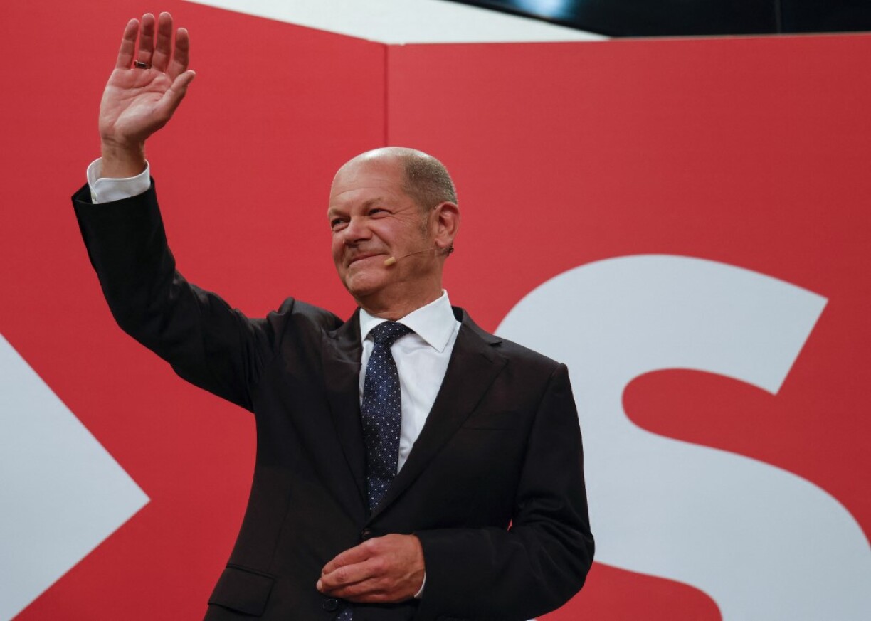 Olaf Scholz, candidat des sociaux-démocrates.