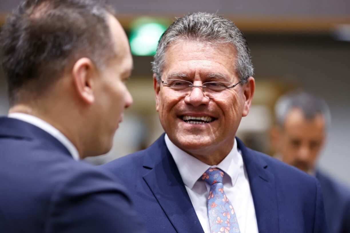 EU Trade Commissioner Maros Sefcovic says the European Union has stepped up contacts with US trade officials in a bid to defuse a tariff war