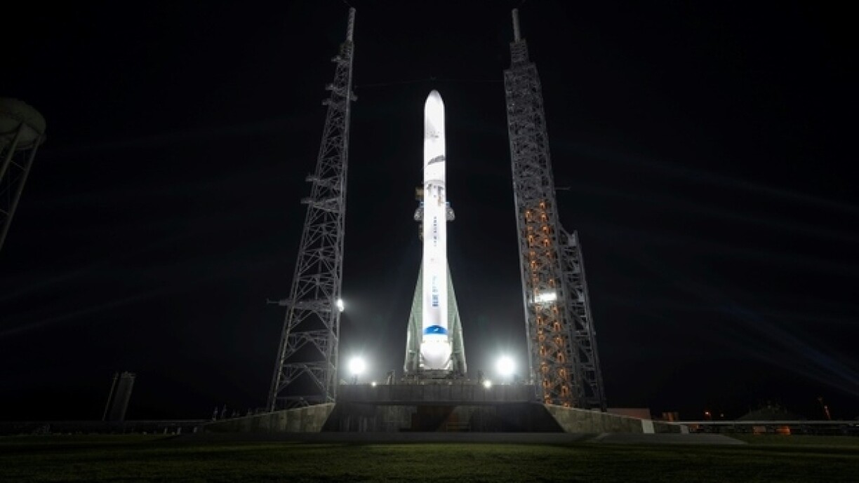 La fusée New Glenn à Cape Canaveral en Floride, le 21 février 2024