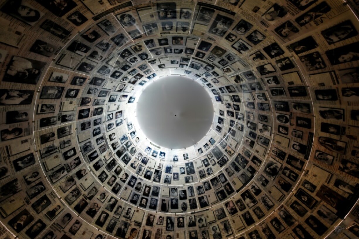 The Hall of Names in the Yad Vashem Holocaust museum in Jerusalem