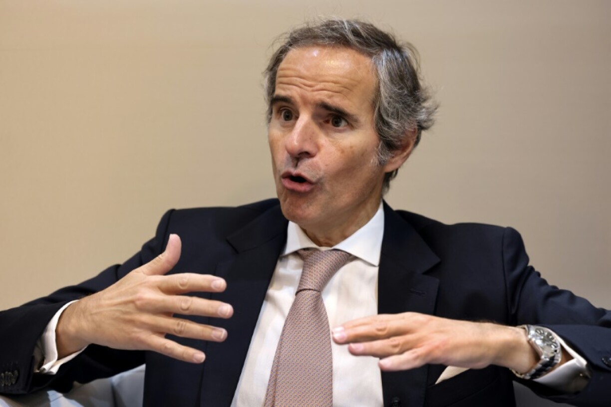 Le chef de l'Agence internationale de l'énergie atomique (AIEA) Rafael Grossi, à Charm el-Cheikh (Egypte) le 10 novembre 2022