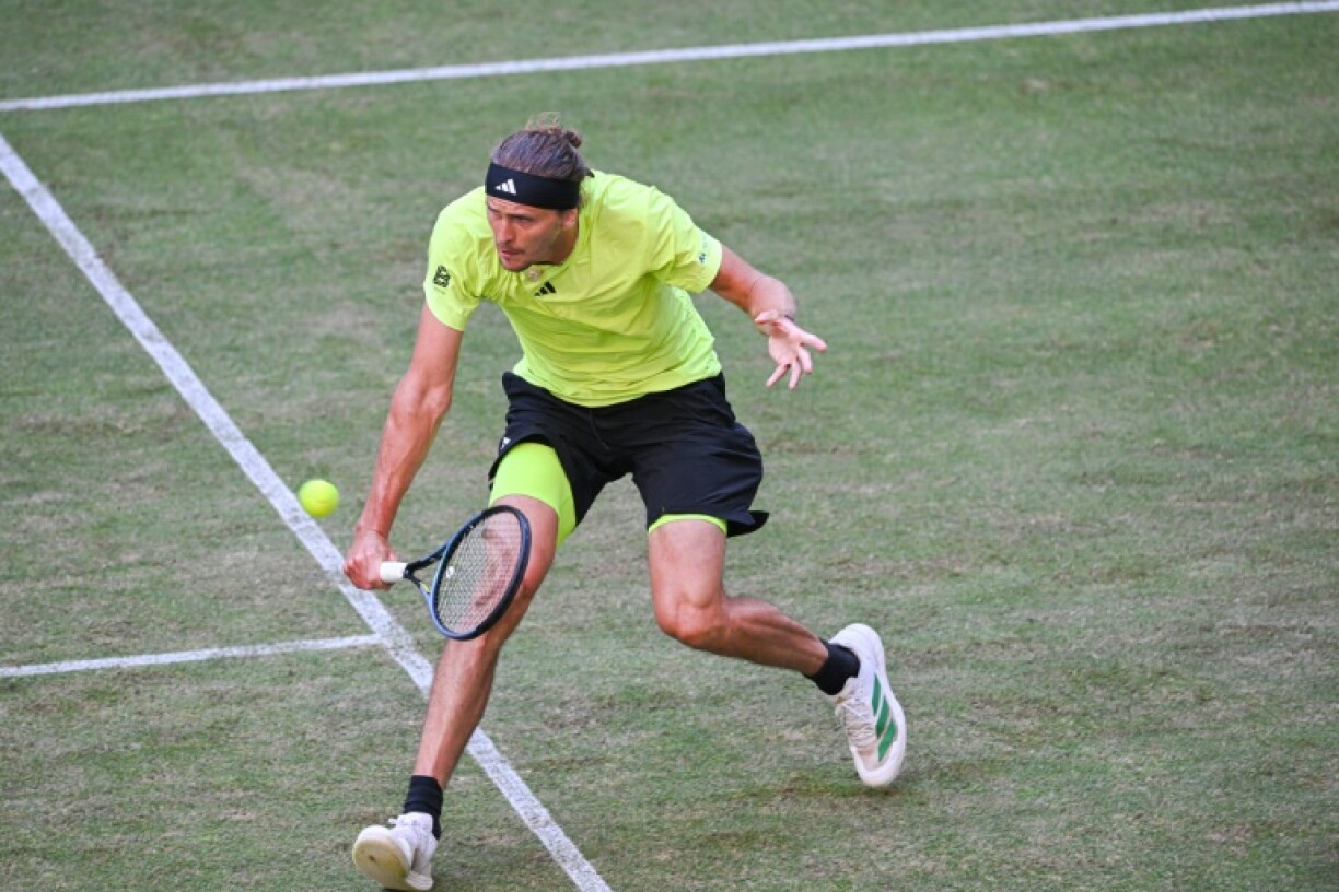 Germany's Alexander Zverev is the second seed at home on grass in Halle