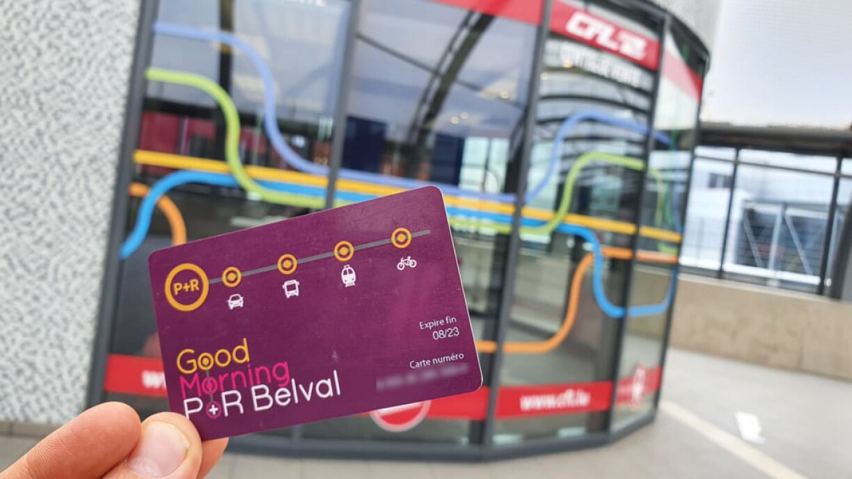 Contrairement à ce qui a été imprimé sur cette carte, la mKaart Good Morning Belval va expirer très bientôt, à la fin juillet 2021. Les utilisateurs vont donc devoir se mettre à jour pour continuer à profiter du parking gratuit.