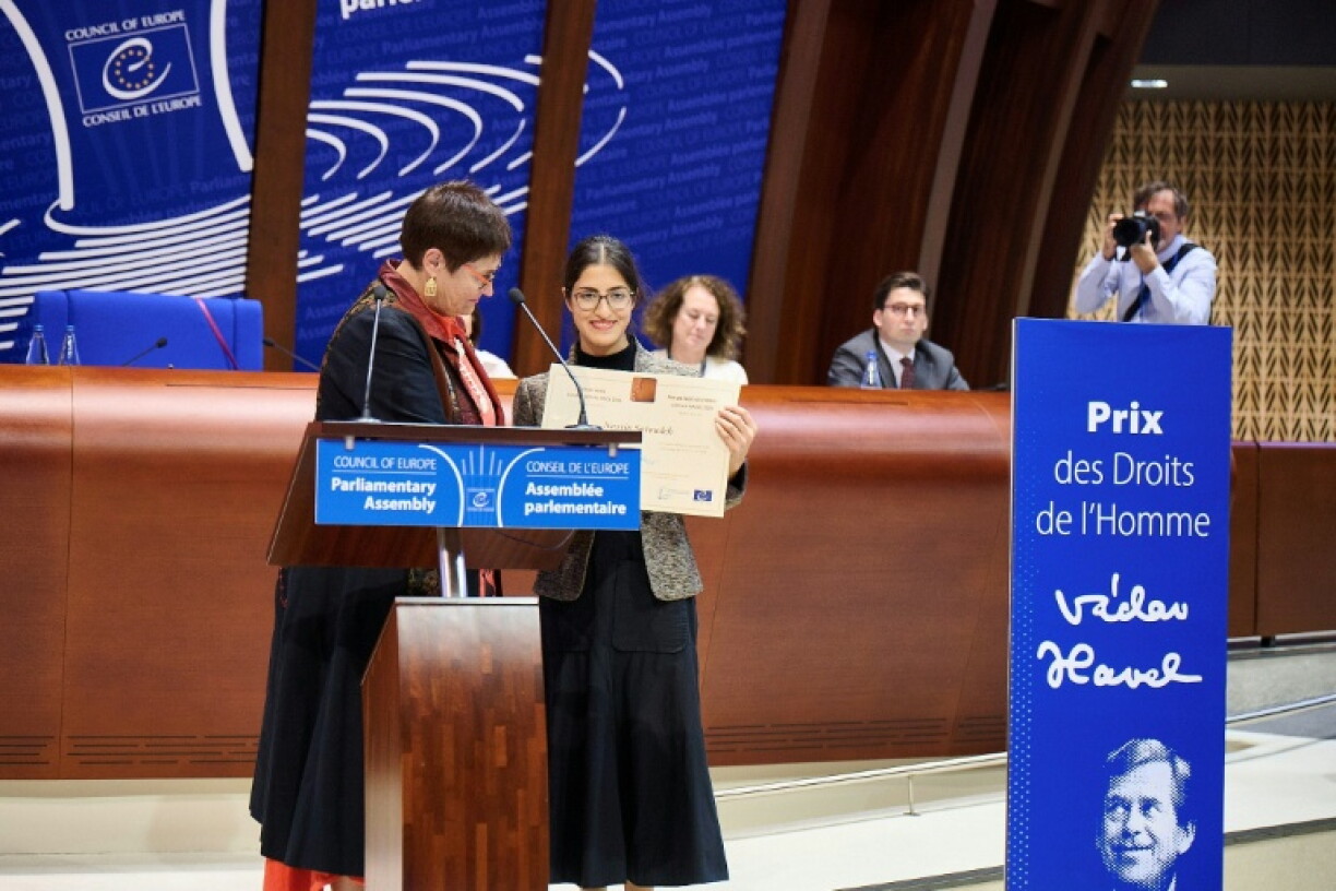 The prize was accepted by Nasrin Sotoudeh's daughter