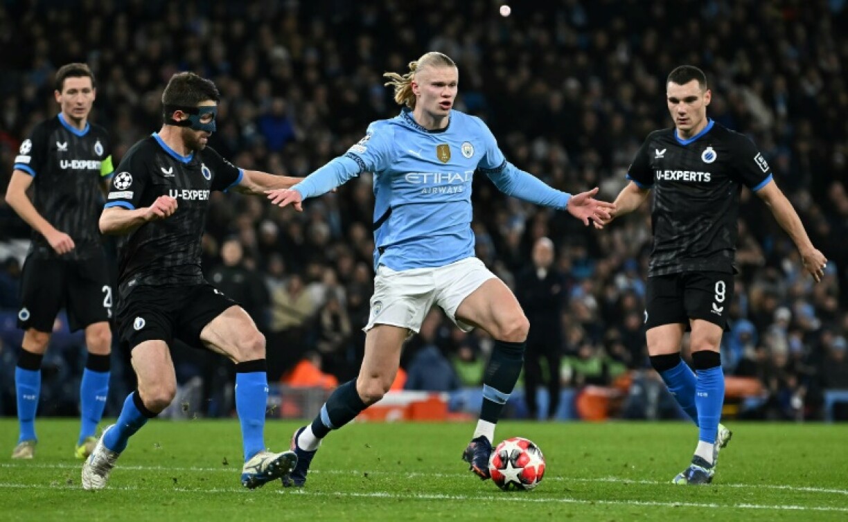 Erling Haaland and Manchester City survived a scare to reach the next phase of the Champions League