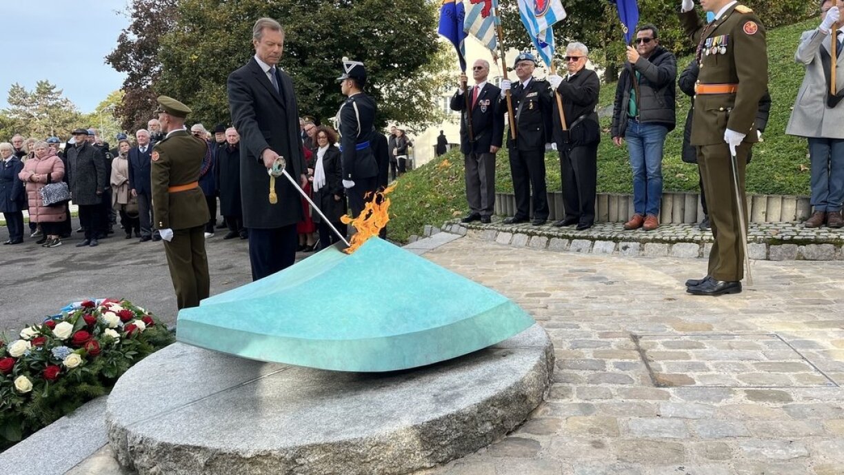 Une photo prise lors de la cérémonie le 13 octobre 2024