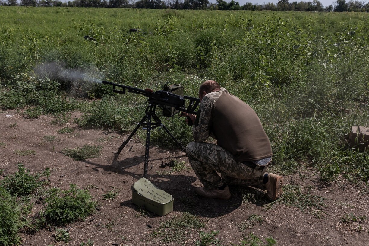 Des soldats ukrainiens à Donetsk