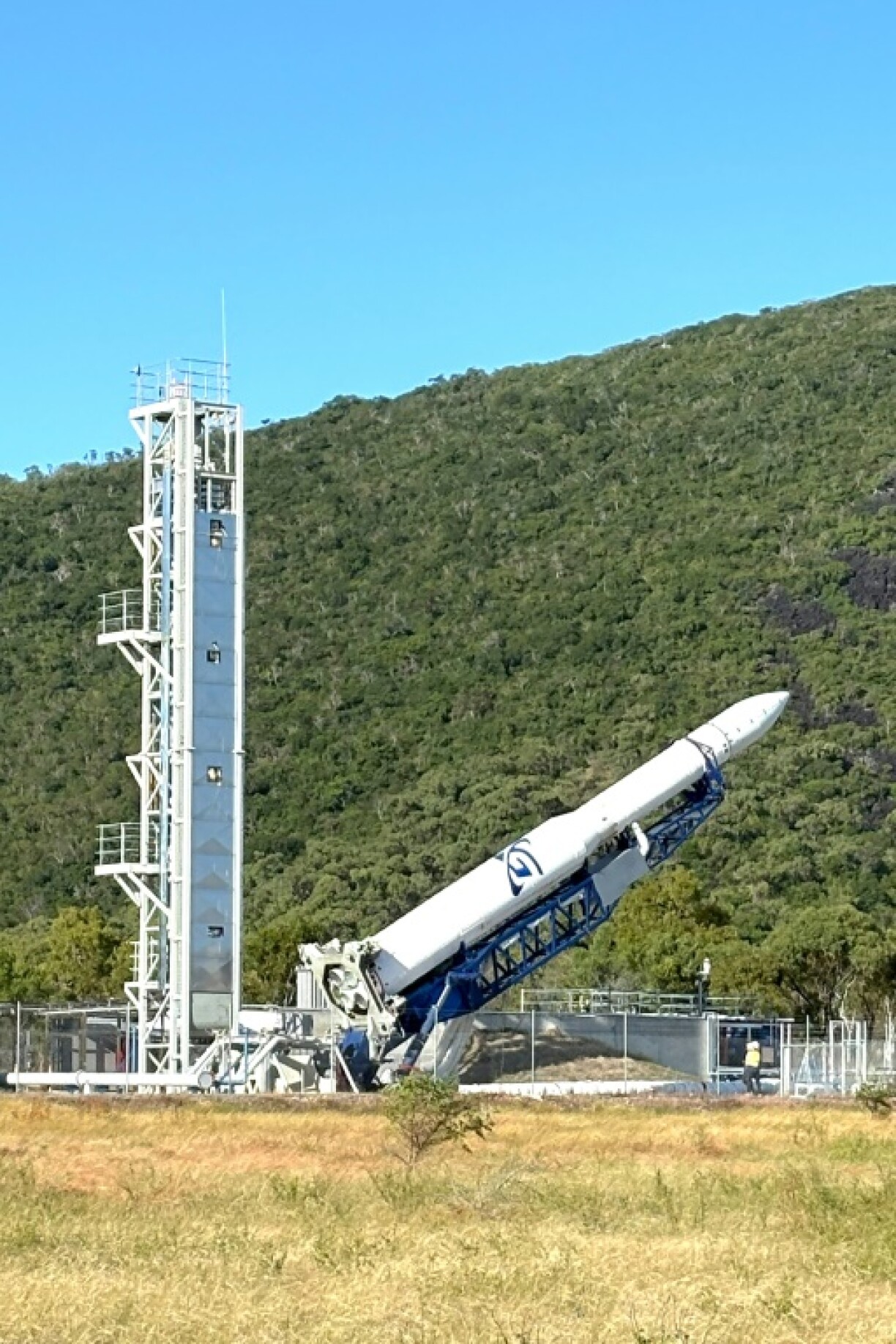 Weighing 30 tonnes fully fuelled, the rocket has a hybrid propulsion system, using a solid inert fuel and a liquid oxidiser, which provides the oxygen for it to burn.