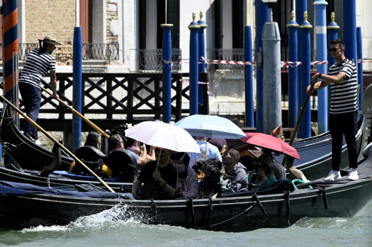 Venice was among several southern European cities caught in the crushing heat