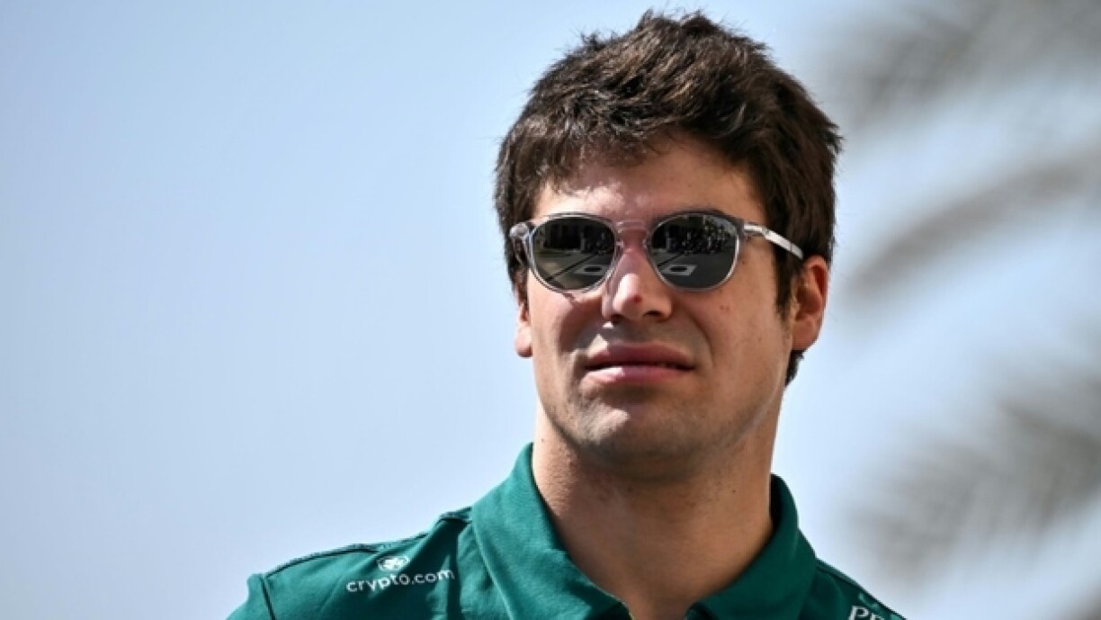 Le pilote de F1 canadien Lance Stroll, le 17 novembre 2022 à Abou Dhabi