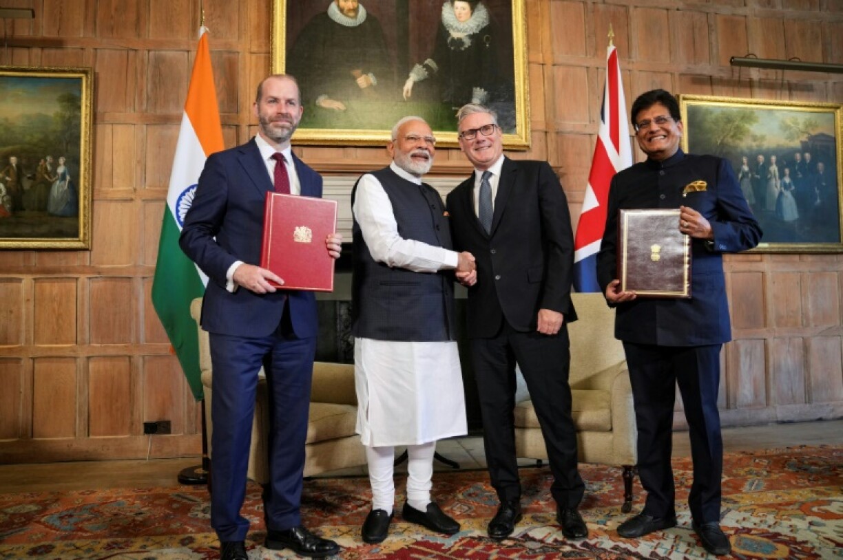 The accord slashes tariffs on imports of UK goods into India, including whisky, cosmetics and medical devices