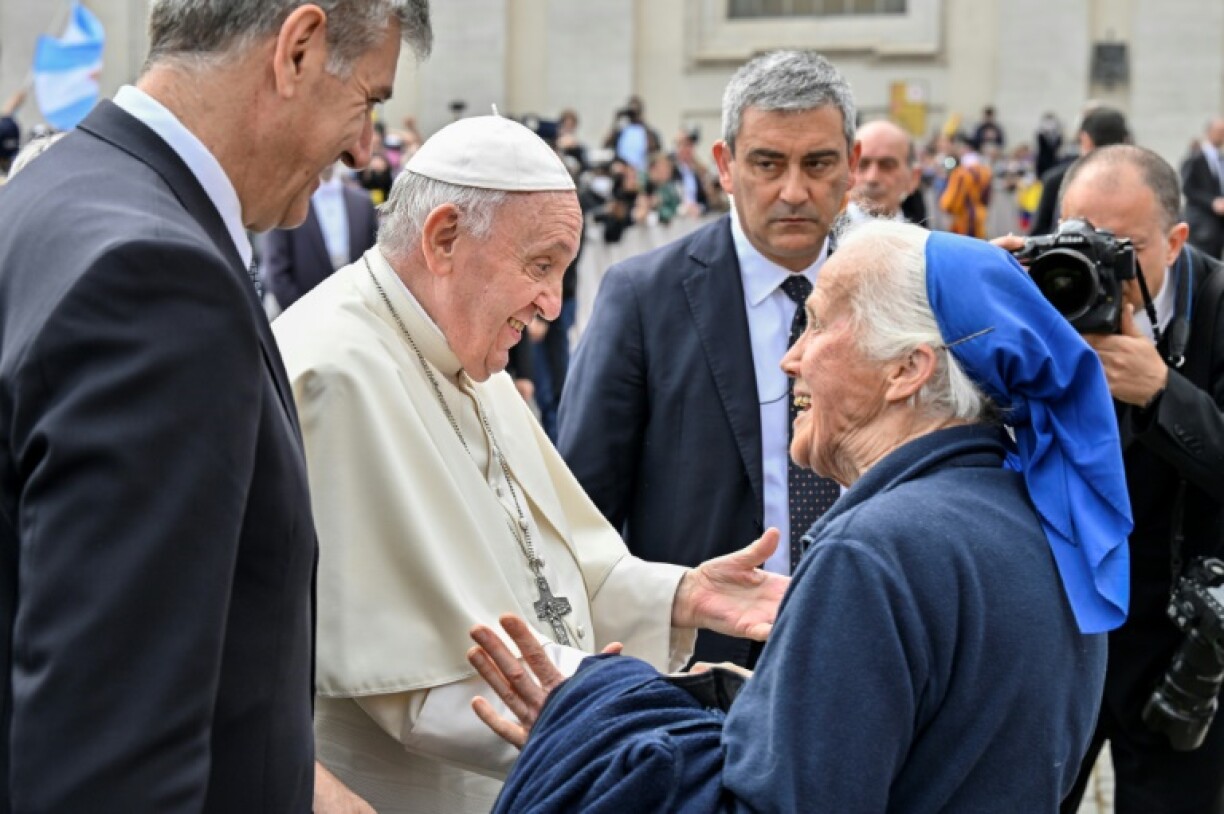 Their friendship blossomed after Francis invited Genevieve to a mass at the Vatican
